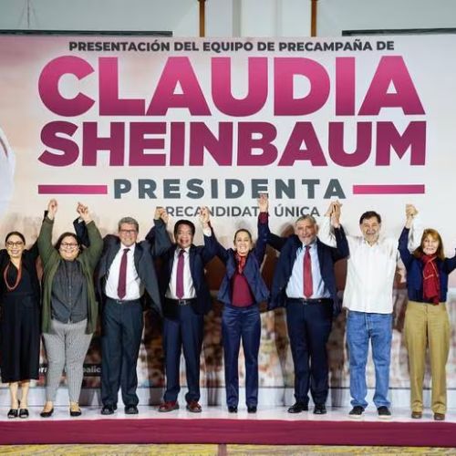 Mensajes en cierre de precampaña de Claudia Sheinbaum