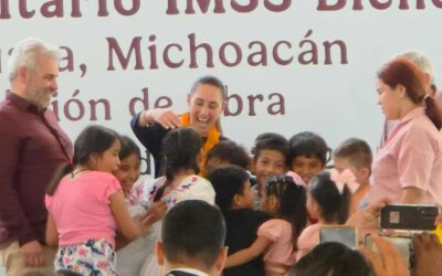 Visita de la presidenta a la costa de Michoacán
