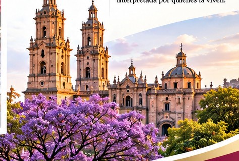 Ilustración de la arquitectura de Morelia